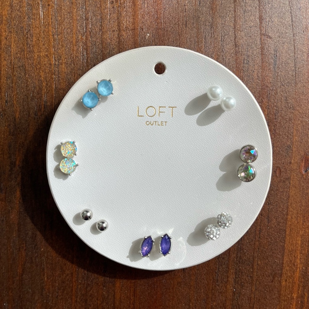 ✨2/$20 | LOFT Multi-Color Stud Earring Set